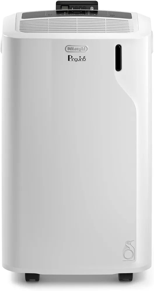 De'Longhi Pinguino - 3-in-1 Mobiles Klimagerät, für Räume bis 27 m², mit Luftentfeuchter & Ventilator, 9400 BTU, Leiser Betrieb, Fernbedienung, 24h-Timer, Energieeffizienzklasse A 