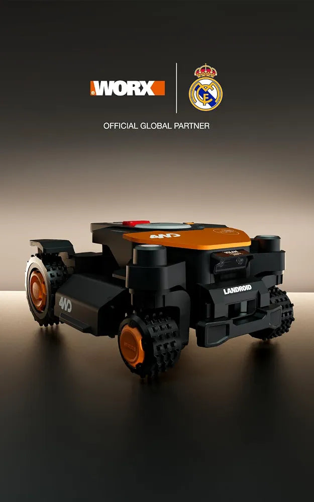 Worx Vision Cloud WR340E, 4WD Mähroboter ohne Begrenzungskabel, 600 m²