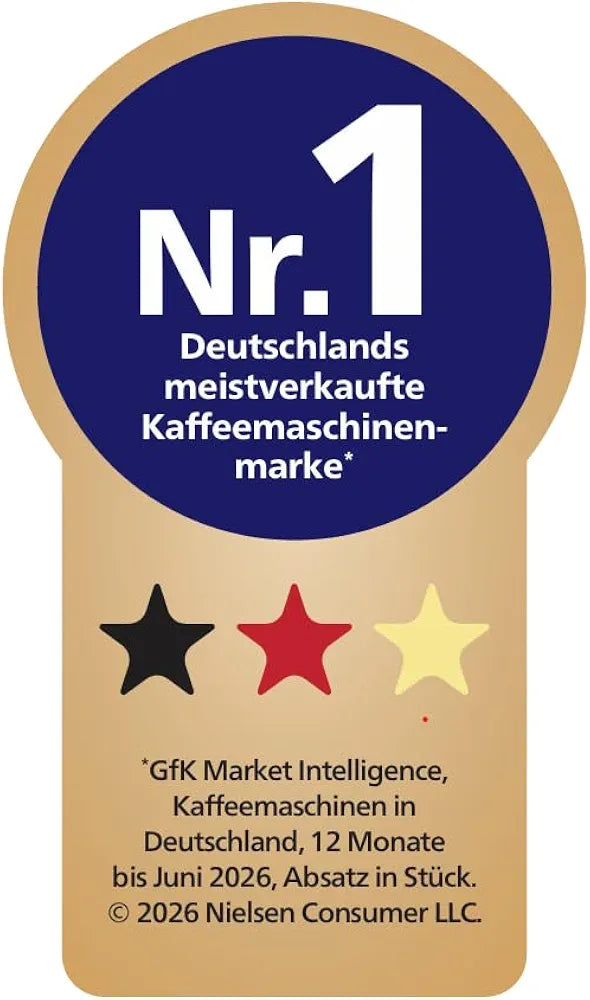 PHILIPS Kaffeevollautomat Panarello 2200 Serie, Schwarz, 2 Spezialitäten
