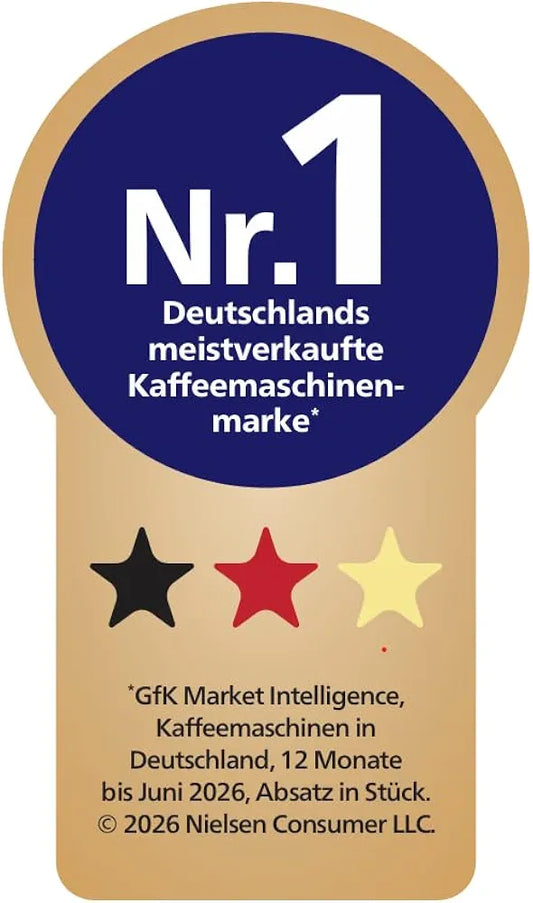 PHILIPS Kaffeevollautomat Panarello 2200 Serie, Schwarz, 2 Spezialitäten