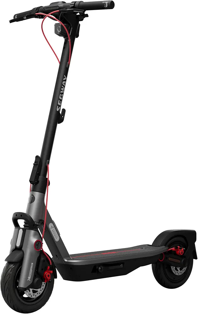 Segway-Ninebot F3 Pro D, E-Scooter mit Straßenzulassung für Erwachsene, 70km Reichweite im Eco-Modus, 120kg Tragfähigkeit, doppelte hydraulische Federung, Smart Display