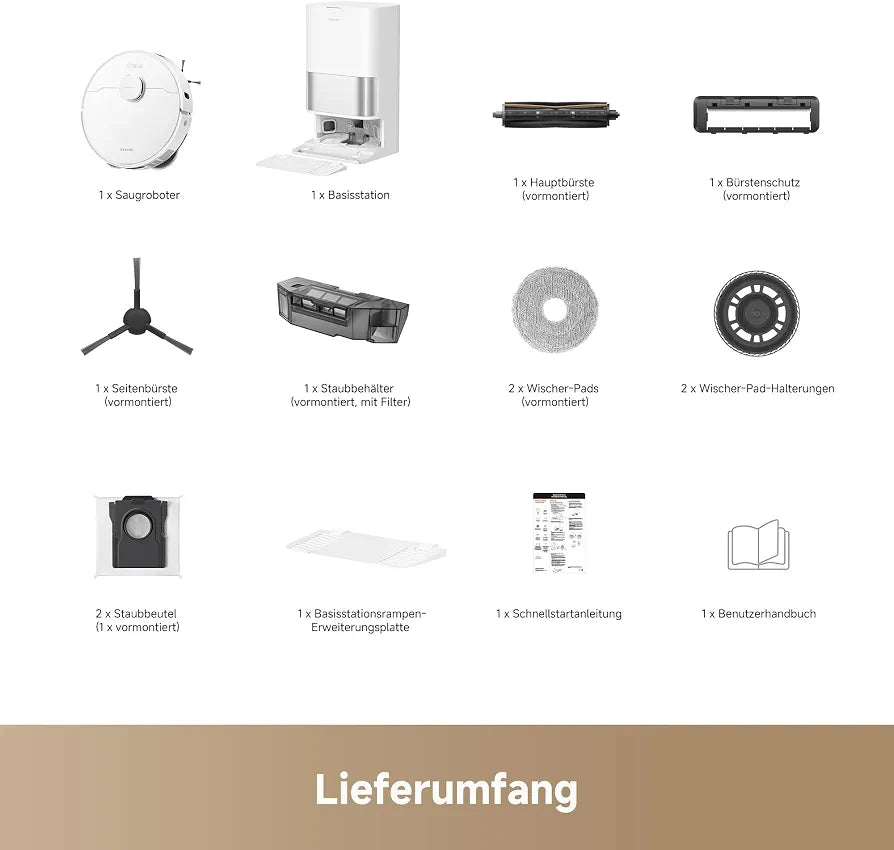 dreame L40 Ultra A Saugroboter mit Wischfunktion mit 24.000 Pa Saugkraft