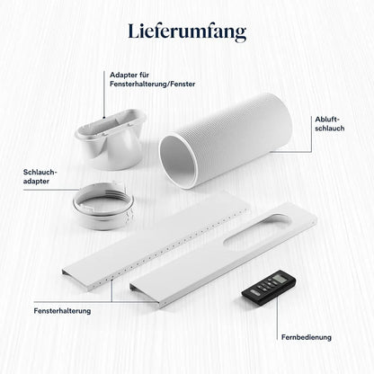 De'Longhi Pinguino - 3-in-1 Mobiles Klimagerät, für Räume bis 27 m², mit Luftentfeuchter & Ventilator, 9400 BTU, Leiser Betrieb, Fernbedienung, 24h-Timer, Energieeffizienzklasse A 