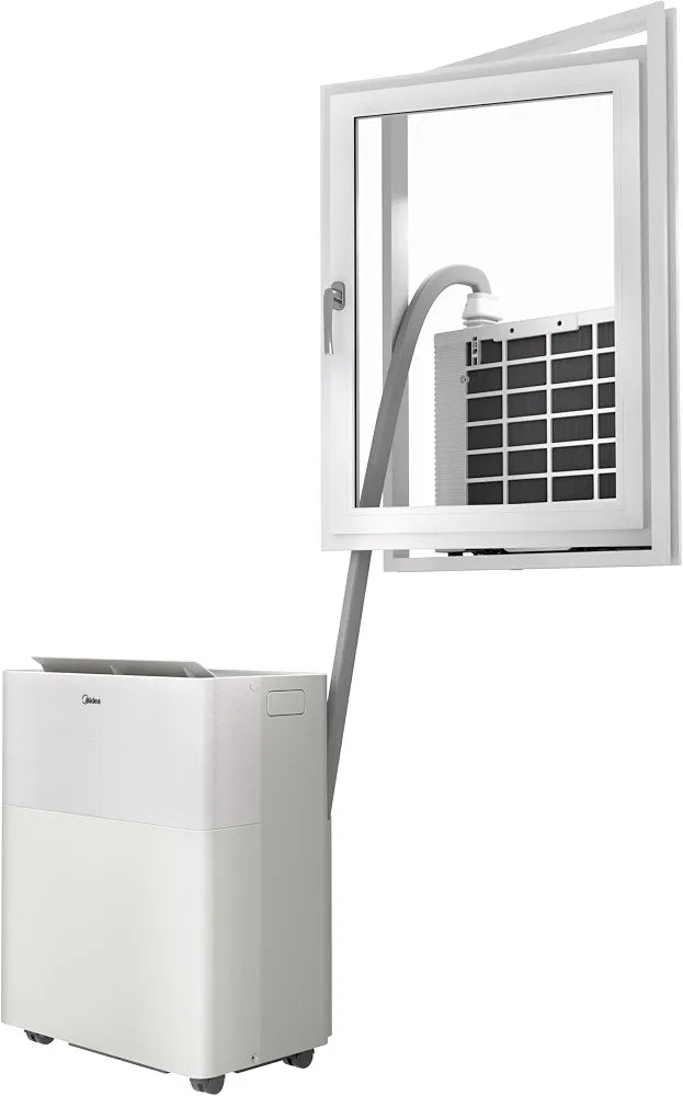 Midea PortaSplit-E Mobile Klimaanlage,Kühlen A++/Heizen A+, 12000 BTU 3,5kW,Mini-Split-Klimaanlage, Farbe Pfirsich,für Räume bis zu 42 m² / 105 m³, nur 39 dB im Silent-Modus [Energieklasse A++]
