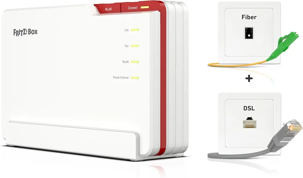 FRITZ!Box 5690 Pro | DSL- & Glasfaser-Router | Wi-Fi 7 bis zu 18,5 GBit/s