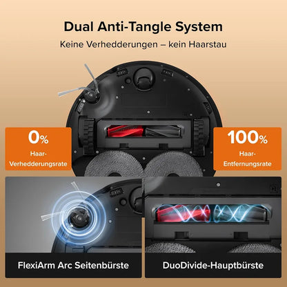 roborock Qrevo Edge 2 Set Saugroboter mit Wischfunktion&Hebarem Wischmopp