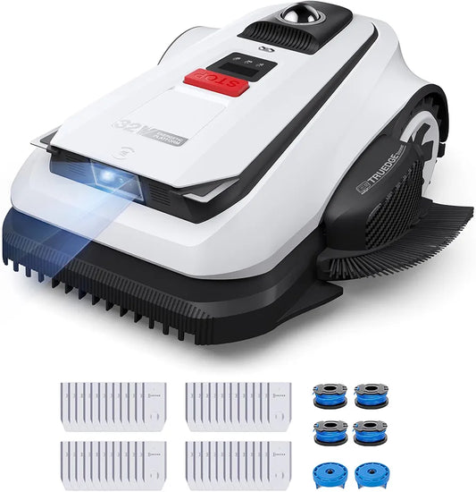 ECOVACS GOAT A1600 LiDAR PRO Care Kit Mähroboter ohne Begrenzungskabel, 1.600 m², 360° Dual-LiDAR-Navigation, automatische Kartierung, KI-3D-Hindernisvermeidung, superschnelles Laden, 50 % Steigung