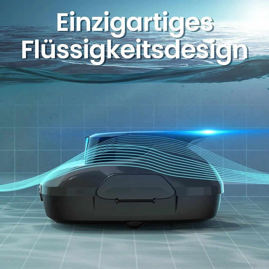 AIPER Scuba SE Poolroboter, Kabelloser Poolsauger Akku, 90 Minuten Reinigungszeit, Automatische Reinigung mit Selbsteinparkfunktion, Leichter Poolreiniger Ideal für Pools mit Flachem Boden