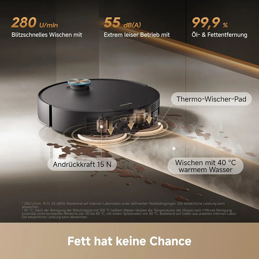 dreame X60 Pro Ultra Complete Saugroboter mit UltraExtend-Armen,42.000Pa