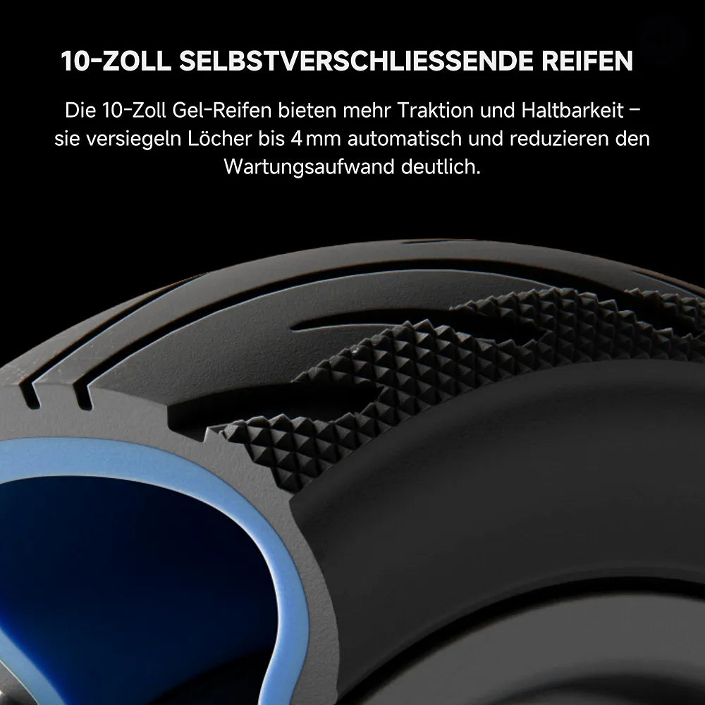 Segway-Ninebot F3 Pro D, E-Scooter mit Straßenzulassung für Erwachsene, 70km Reichweite im Eco-Modus, 120kg Tragfähigkeit, doppelte hydraulische Federung, Smart Display