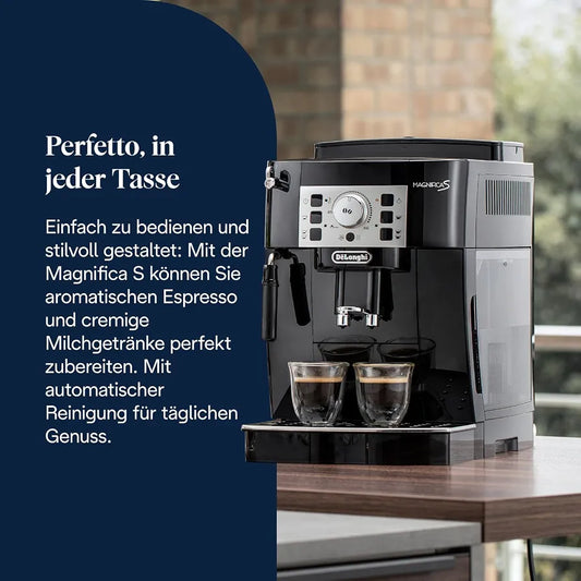 De'Longhi Magnifica S - Kaffeevollautomat 2 Getränke Schwarz