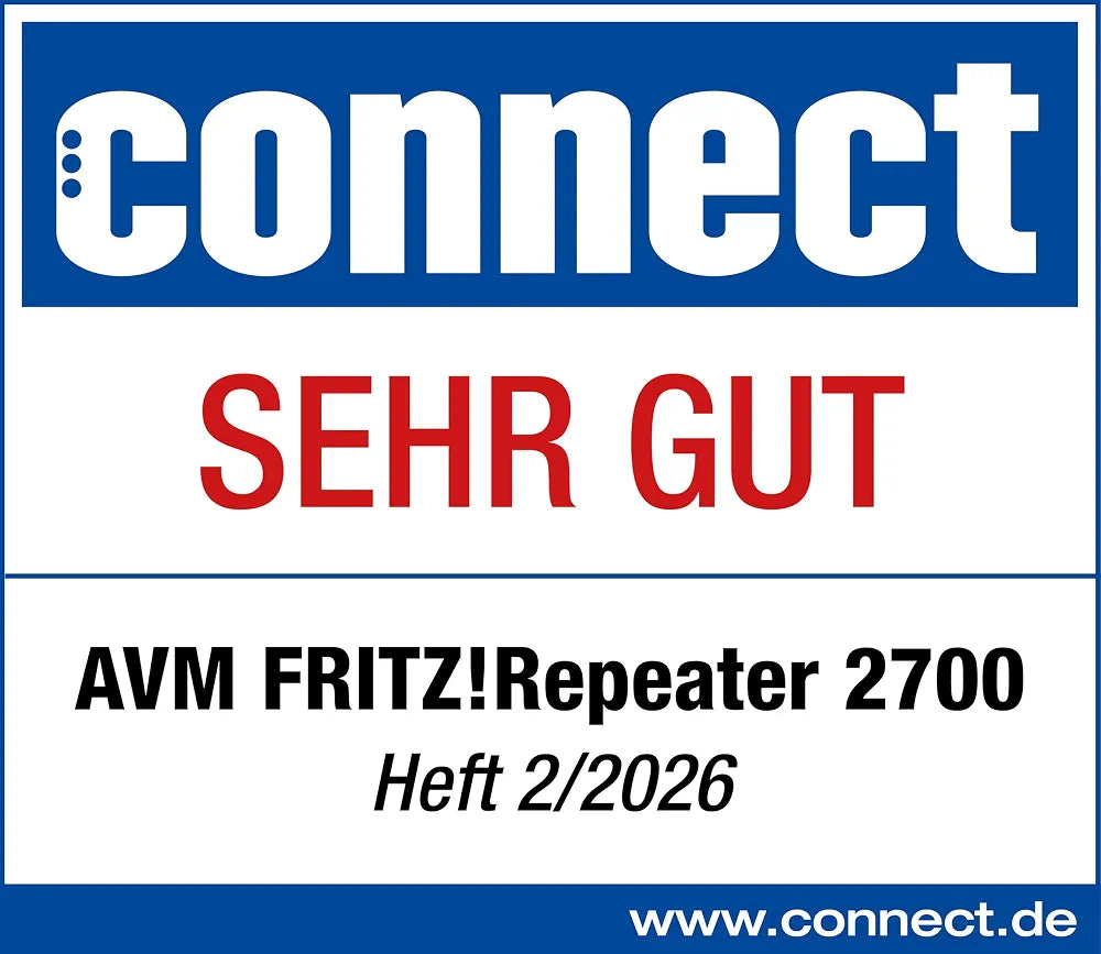 FRITZ!Repeater 2700 | WLAN Mesh Erweiterung | Wi-Fi 7 bis zu 6,5/GBit/s