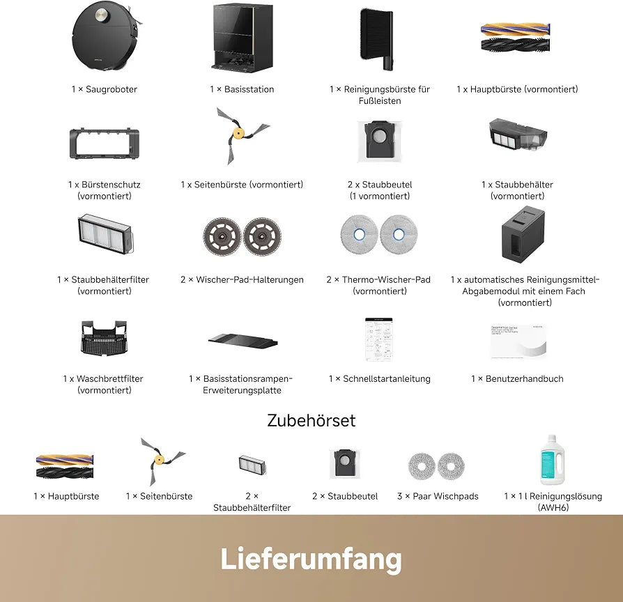 dreame X60 Pro Ultra Complete Saugroboter mit UltraExtend-Armen,42.000Pa