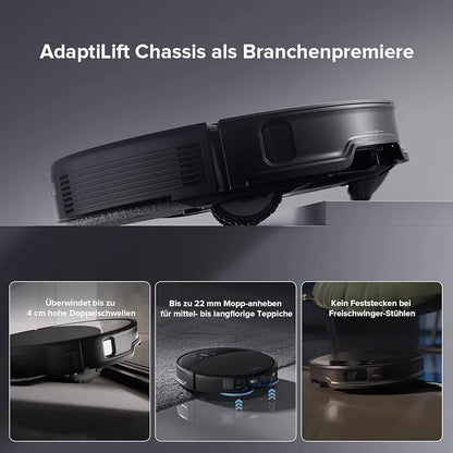 roborock Saros 10R Saugroboter mit Wischfunktion&angebbarem Wischmopp