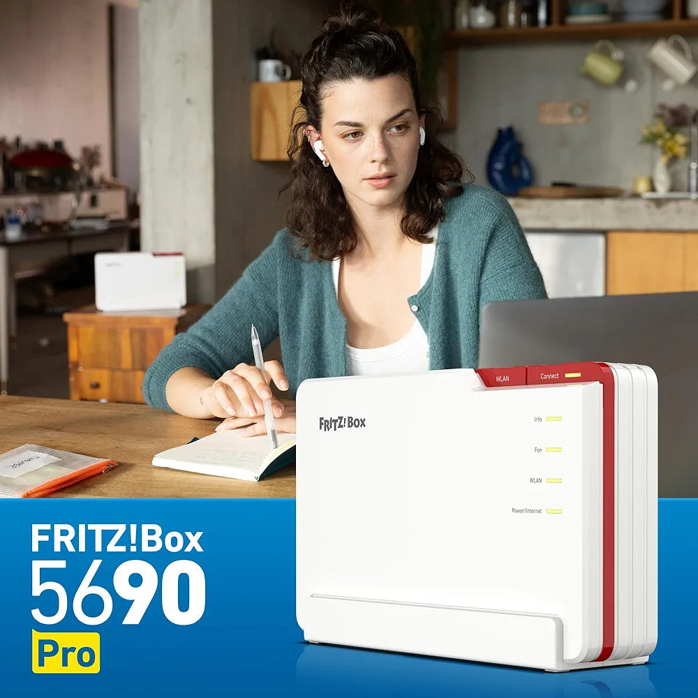 FRITZ!Box 5690 Pro | DSL- & Glasfaser-Router | Wi-Fi 7 bis zu 18,5 GBit/s