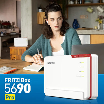 FRITZ!Box 5690 Pro | DSL- & Glasfaser-Router | Wi-Fi 7 bis zu 18,5 GBit/s