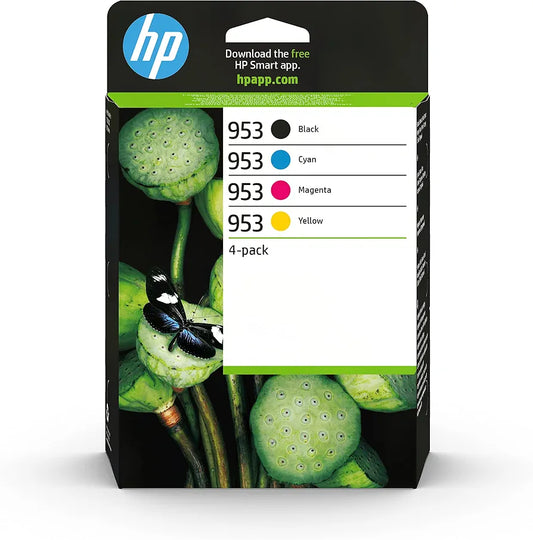 HP 953 Schwarz, Cyan, Magenta, Gelb, Original Druckerpatronen Multipack