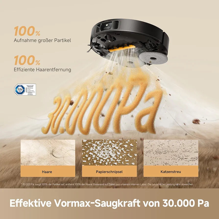 dreame L50s Pro Ultra Saugroboter mit Wischfunktion, 30.000 Pa