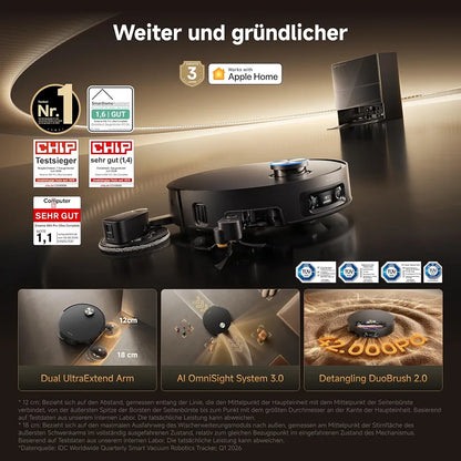 dreame X60 Pro Ultra Complete Saugroboter mit UltraExtend-Armen,42.000Pa