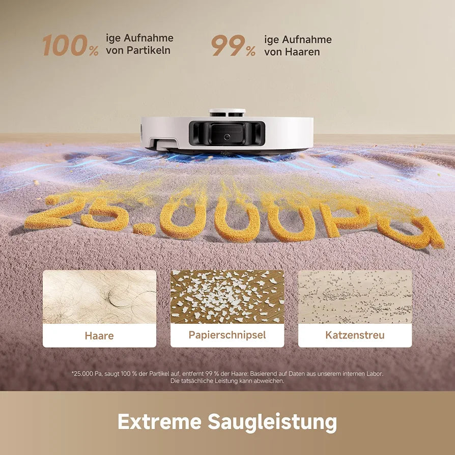 dreame L10s Ultra Gen 3 Kit Saugroboter mit Wischfunktion, 25.000 Pa