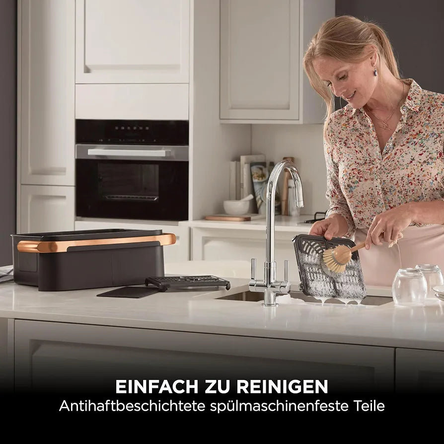 Ninja Foodi FlexDrawer Dual Zone Heißluftfritteuse AF500EUCP