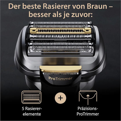 Braun Rasierer Herren Elektrisch Series 9 Pro+, 9567cc, Silber