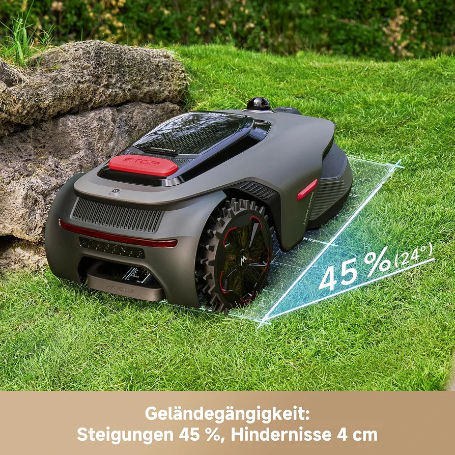 MOVA LiDAX Ultra 800 Mähroboter ohne Begrenzungskabel, 3D-LiDAR & KI Vision